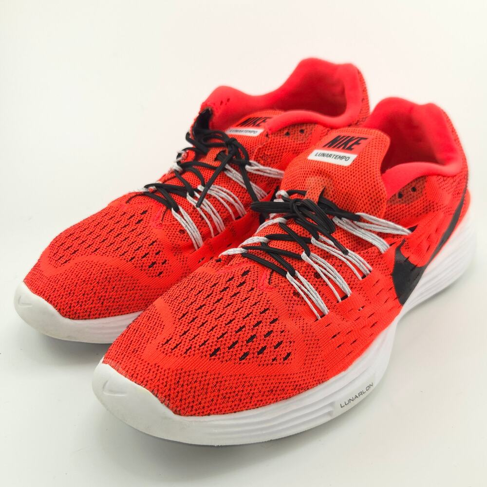Nike LunarTempo Women's Size 9.5 Running 705461-600 Crimson Red Black White